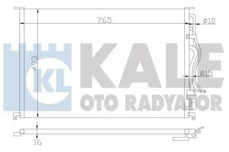 Конденсатор KALE OTO RADYATOR 342940