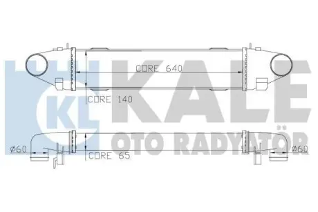 Теплообмінник KALE OTO RADYATOR 347800