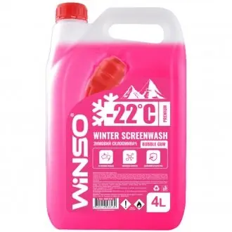 Омивач скла зимовий bubble gum 4 л WINSO 840410