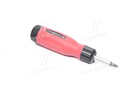 Отвертка реверсивная с комплектом насадок 12ед (в-во) INTERTOOL VT-1003