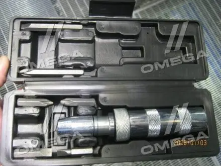 Отвертка ударная с комплектом насадок 6ед. (В-во) INTERTOOL HT-0430