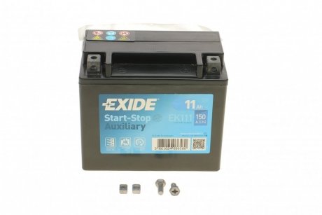 Мото акумулятор 11Ah/150A EXIDE EK111