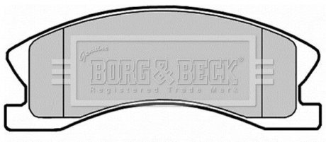 Гальмівні колодки до дисків Гальмівна система BORG & BECK BBP2148