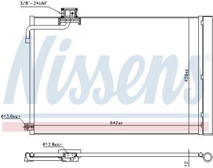 Радіатор кондиціонера NISSENS 940414