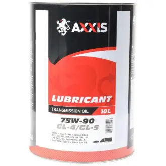 Олива трансмісійна 75W-90 GL-4/GL-5 10 л AXXIS Ax-1009