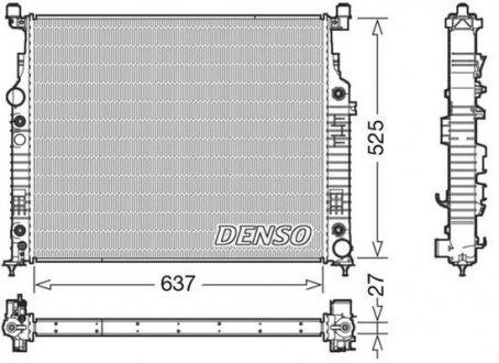 Радиатор DENSO DRM17056