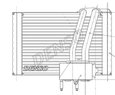 Випаровувач, кондиціонер DENSO DEV07005