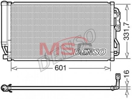 Радиатор кондиционера DENSO DCN05035 (фото 1)