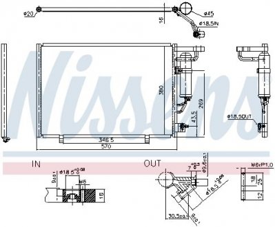 Радиатор кондиционера NISSENS 941101