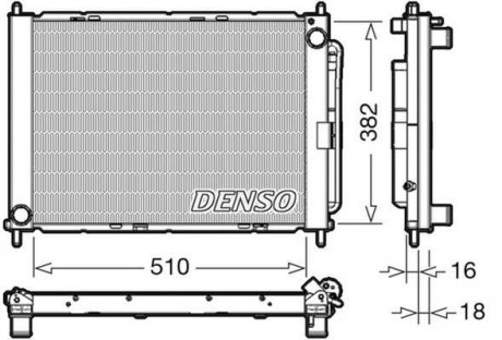 Радіатор кондиціонера DENSO DRM23104 (фото 1)
