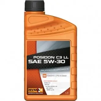 Олива моторна Posidon C3 LL 5W-30 1л RYMAX 259847
