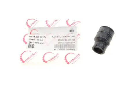 Патрубок вентиляции картера VW Caddy 1.6 04-15/Golf 1.6 04-10 ROTWEISS RWS2548