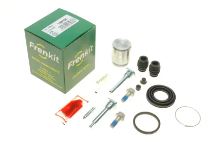 Ремкомплект суппорта (заднего) Subaru Forester/Legacy 97- (d=38mm) (+поршень/направляющая) (Akebono) FRENKIT 738134