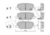 Колодки тормозные (задние) Citroen C4 Aircross/Mazda 6/Mitsubishi Outlander III/Peugeot 4008 12- METELLI 22-0995-0 (фото 1)