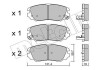 Колодки тормозные (передние) Opel Insignia A 08-17/Chevrolet Malibu 12-/Bentley Flying Spur 13- METELLI 22-0841-0 (фото 1)