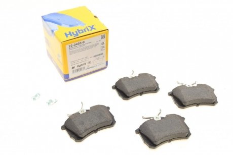 Комплект гальмівних колодок (дискових) (задніх) Honda Accord VI/VII 98-08 METELLI 22-0465-0 (фото 1)