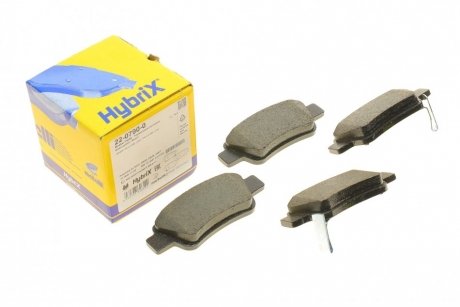 Комплект гальмівних колодок (дискових) (задніх) Honda CR-V III/IV 06- METELLI 22-0790-0