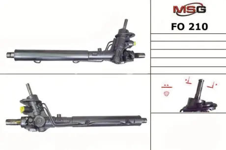Рульова рейка з ГУР нова FORD GALAXY (WGR) 95-00; MSG FO210
