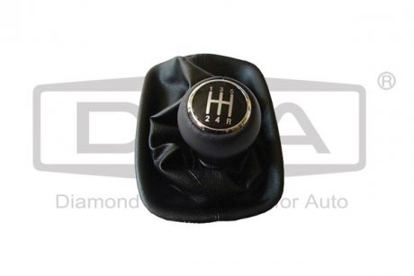 Рукоятка чорна без пильника штока вибору передач 5 ступ Audi A6 (97-05) DPA 77111640602 (фото 1)