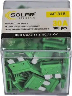 Набір запобіжників FT8 100 шт. SOLAR AF318