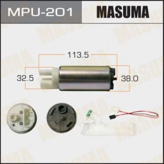 Бензонасос електричний (+сітка)) Nissan/ Subaru MASUMA MPU201
