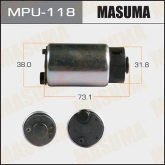 Бензонасос электрический (+сеточка) Toyota MASUMA MPU118 (фото 1)