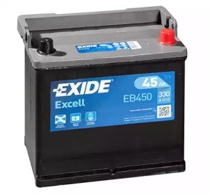 Акумулятор Excell 45Аh 330A EXIDE EB450 (фото 1)