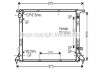 Радиатор охлаждения (выр-во) COOLING AVA AIA2291 (фото 1)