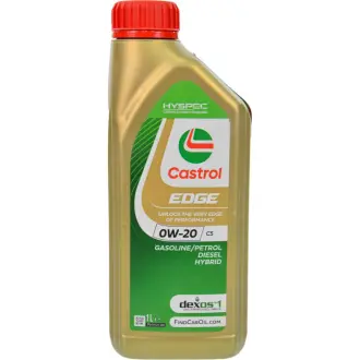 Моторное масло EDGE C5 0W-20 синтетическое 1 л CASTROL 0W20 E C5 1L