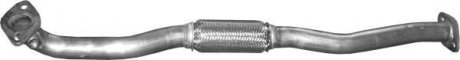Труба приемная нержавеющая сталь Kia Sportage 2.0i (04-08)/Hyundai Tuscon 2.0 04- POLMOSTROW 47.35