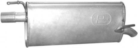 Глушник (задня частина) алюмінієва сталь Opel Meriva A 1.6i (03-04), 1.6i MPV (03-05) POLMOSTROW 17.622 (фото 1)