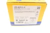 Колодки гальмівні (передні) Audi A3/Seat Toledo 96-04/Skoda Octavia 96-07/VW Golf 97-05/Polo 02- METELLI 22-0211-1 (фото 6)