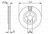 Гальмівний диск BOSCH 0 986 479 642 (фото 1)