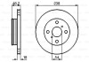 Диск тормозной TOYOTA COROLLA 87- BOSCH 0986478385 (фото 1)