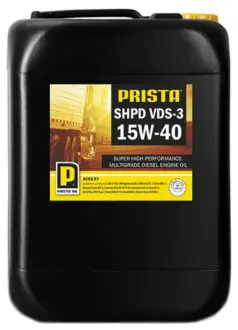 Масло моторное OIL SHPD VDS3 15W-40 20 л PRISTA PRISSHPDVDS315W4020L