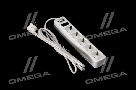 Сетевой фильтр, удлинитель с USB2 Optima Base 5 3m WHITE провод 3*0,75мм2<> AXXIS Ax-1269