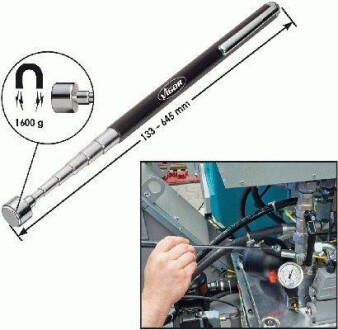 Захват магнитный телескопический (1.6кг./133-645мм)) VIGOR V1741