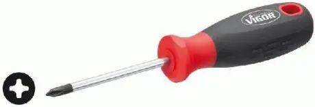 Викрутка з хрестоподібним шліцем (206mm/PH2) VIGOR V1704