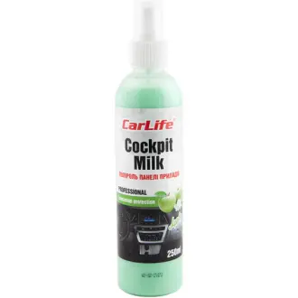 Полироль для салона Cockpit Milk яблоко 250 мл CARLIFE CF037