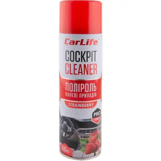 Полироль для салона Cockpit Cleaner клубника 500 мл CARLIFE CF505