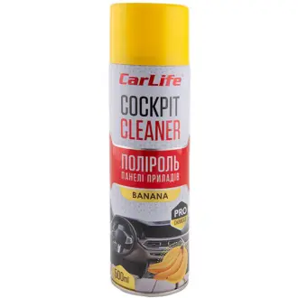 Поліроль для салону Cockpit Cleaner банан 500 мл CARLIFE CF504