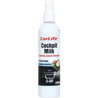Полироль для салона Cockpit Milk кокос 250 мл CARLIFE CF026