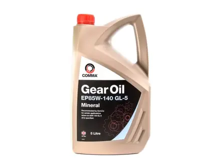 Фото запчастини Трансмісійна олива EP85W-140 GL-4 / 5 85W-140 мінеральна 5 л COMMA HMG5L Трансмісійна олива EP85W-140 GL-4 / 5 85W-140 мінеральна 5 л COMMA HMG5L