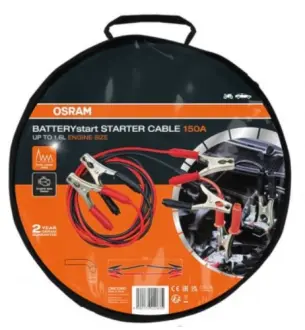 Провід прикурювання 150А, 2,5м OSC060 OSRAM C060