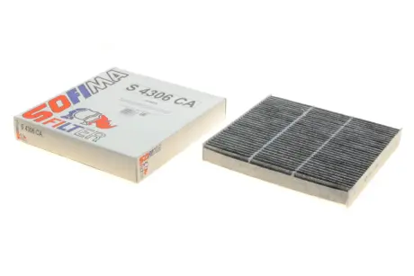 Фото запчастини Фільтр салону Honda Accord/Civic/CR-V 03- (вугільний) SOFIMA S 4306 CA Фільтр салону Honda Accord/Civic/CR-V 03- (вугільний) SOFIMA S 4306 CA