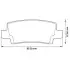 TOYOTA Тормозные колодки задн.Corolla 02- JURID 572492J (фото 1)