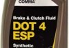 Гальмівна рідина Synthetic DOT 4 ESP 1 л COMMA BF4ESP1L (фото 1)