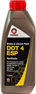 Гальмівна рідина Synthetic DOT 4 ESP 1 л COMMA BF4ESP1L