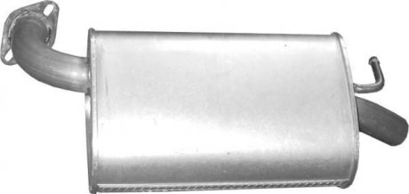 Алюм глушник. сталь, задн. частина Mazda 6 2.0i-16V 03/05-09/07, 2.3-16V 03/05- POLMOSTROW 12215 (фото 1)