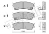 Тормозные колодки (передние) Kia Rio 00-05/Cerato 01-04/Carens 00-/Clarus 96- METELLI 22-0512-0 (фото 1)